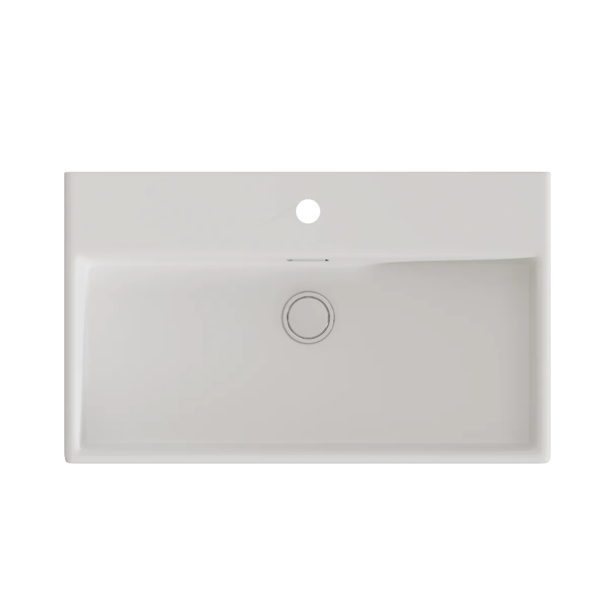 Lavoar Baie Pe Blat Celesta Urban 70 x 41 x 14 Cm Orificiu Baterie Ceramică Alb Mat