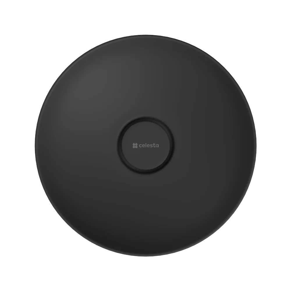 Lavoar Baie Pe Blat Celesta Luna 42 x 42 x 13 Cm Ceramica Antracit Mat