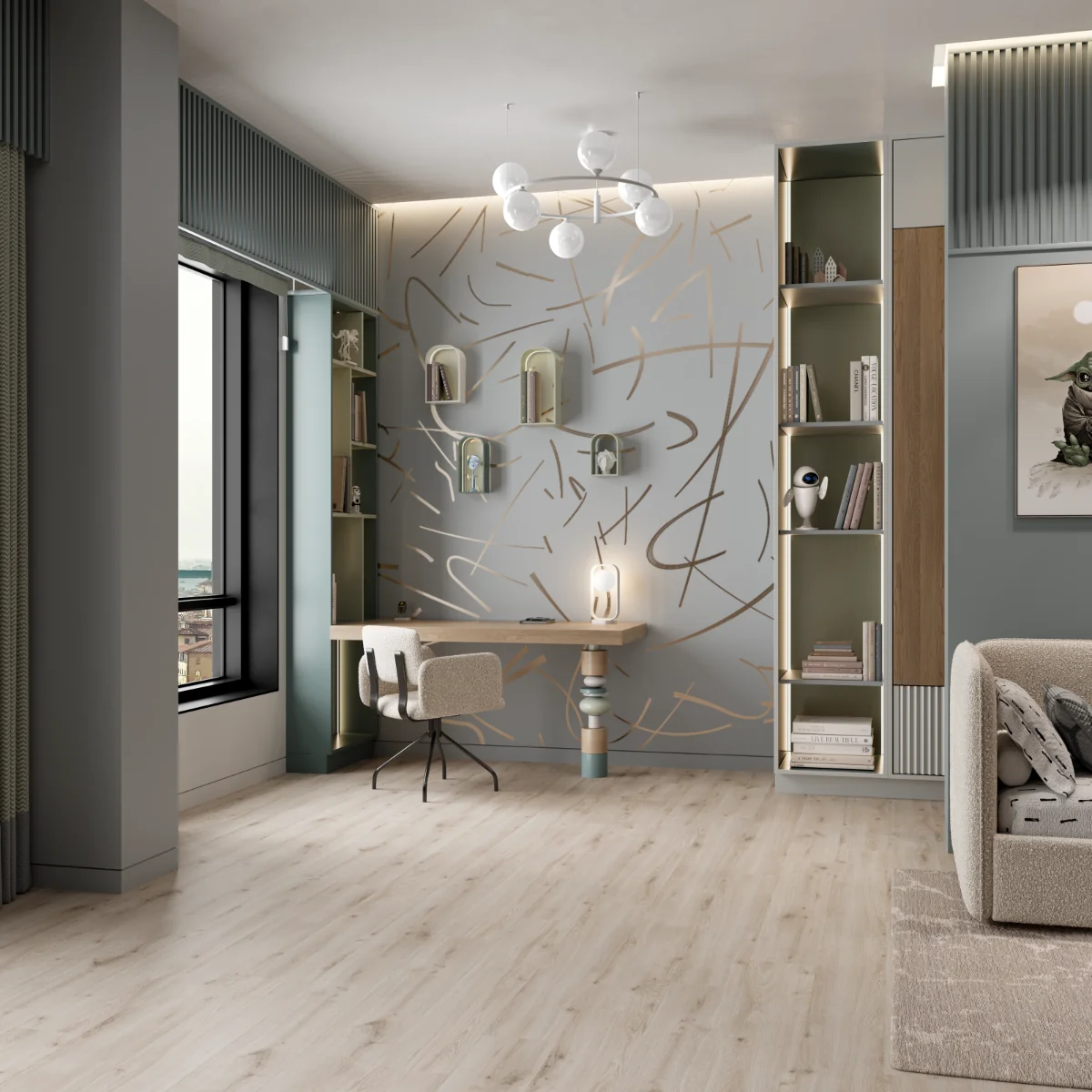 Parchet Laminat Silver Aras Oak 8 mm Clasa 31 AC3