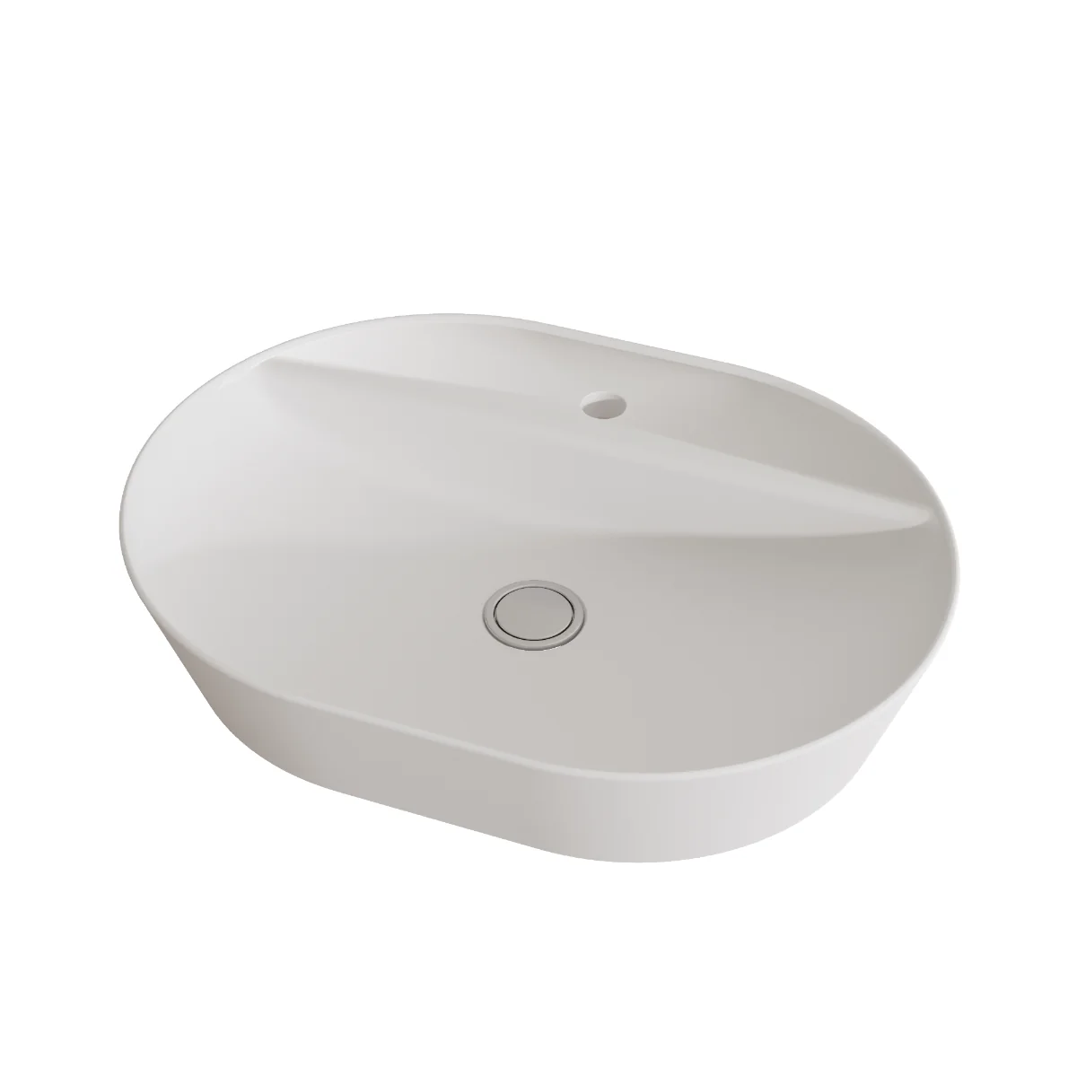 Chiuveta Pe Blat Celesta Vista 60 x 45 x 11.5 Cm Ceramica Alb Mat