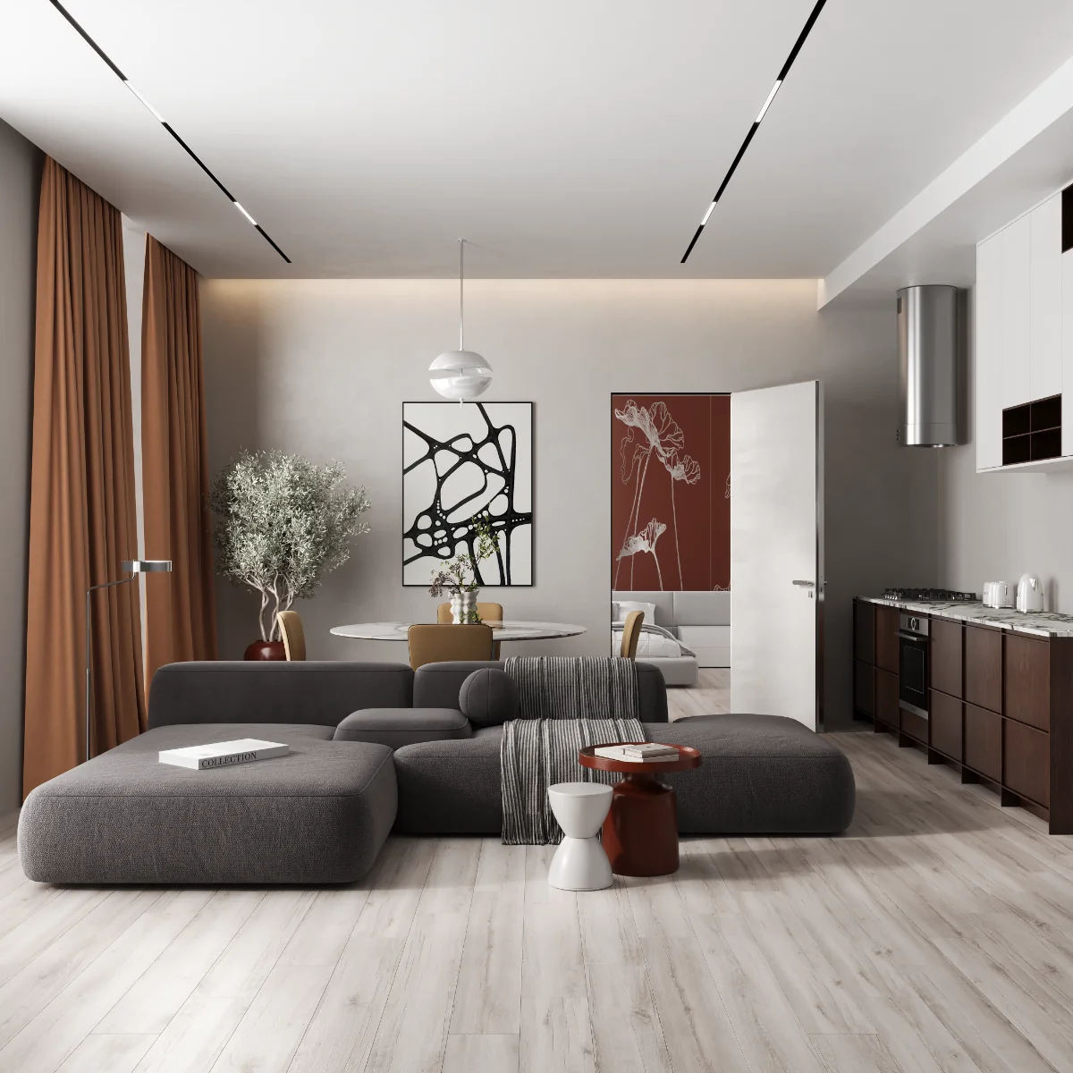 Parchet Laminat Modern Canyon Oak 8 mm Clasa 32 AC4