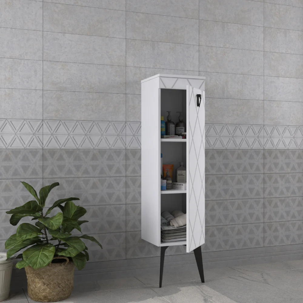 Dulap Soldat Baie Cosmos Alb 35x145 Cm