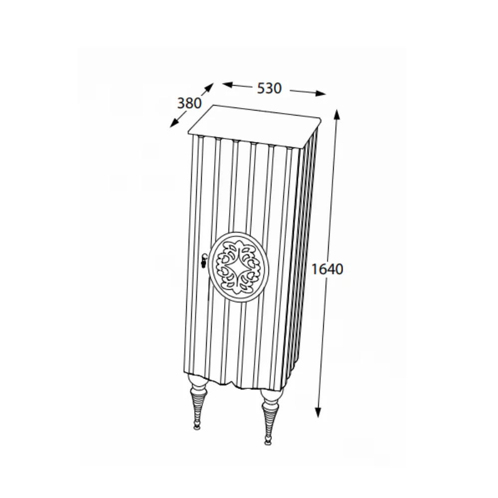 Dulp Soldat Baie Pierre Cardin Hagia Sofia Alb Perlat 53x164 cm
