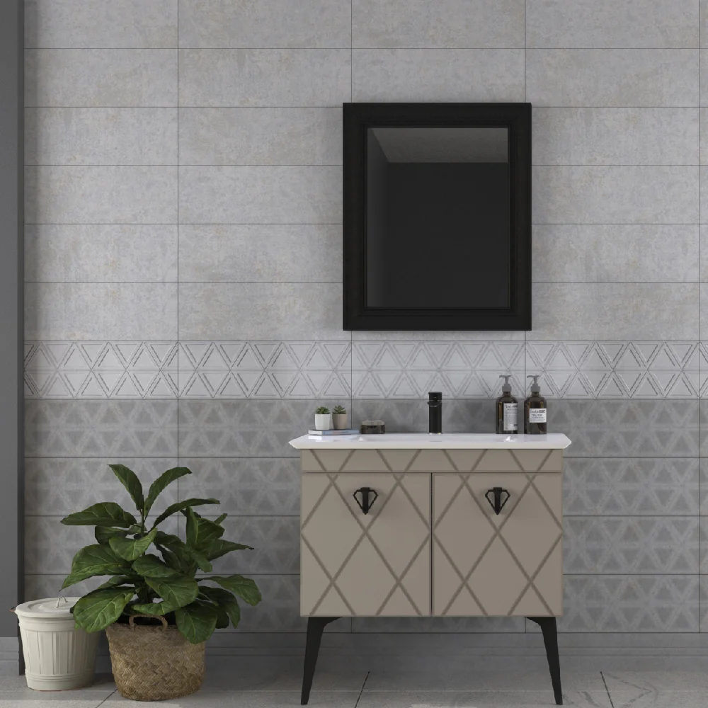 Set Mobilier Baie Cosmos 3 Piese Mocha Mat 90 cm