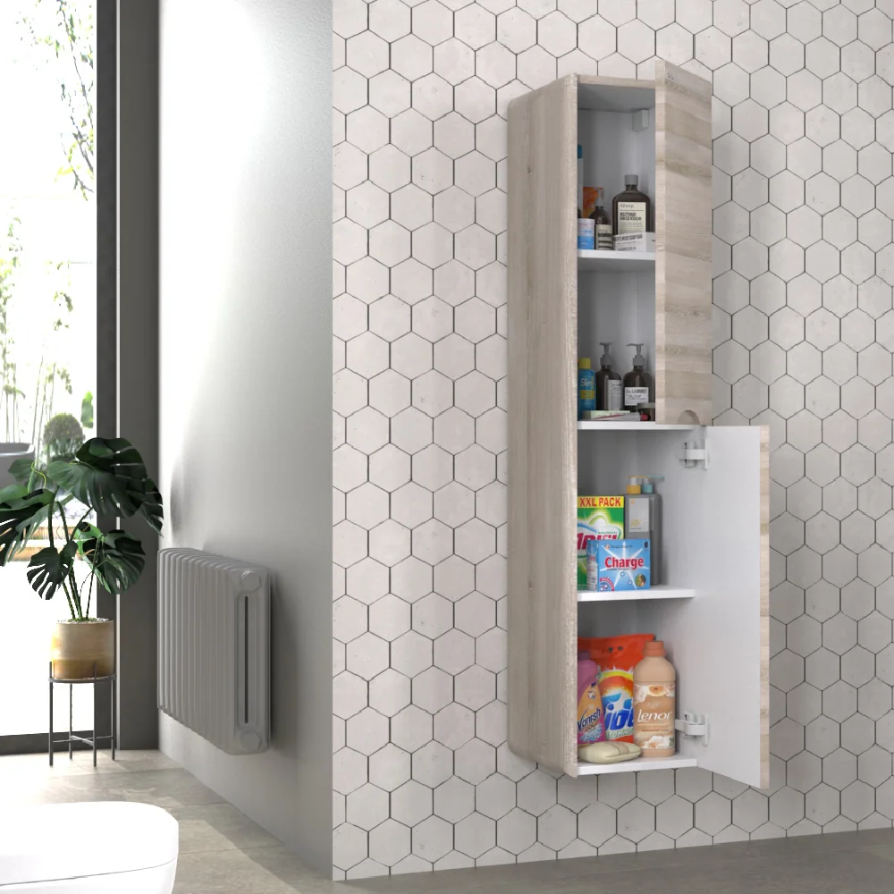 Dulap Baie Suspendat Pierre Cardin Pacific / Arctic Sonoma 35x150 cm