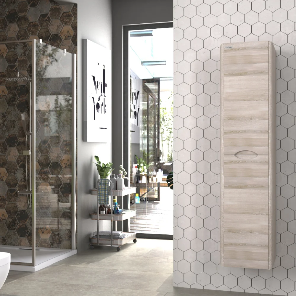 Dulap Baie Suspendat Pierre Cardin Pacific / Arctic Sonoma 35x150 cm