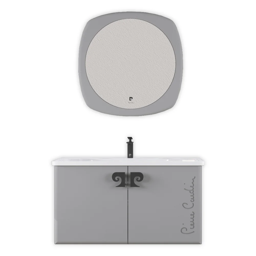 Set Mobilier Baie Pierre Cardin Star Suspendat 3 Piese 105 Cm Anthracite