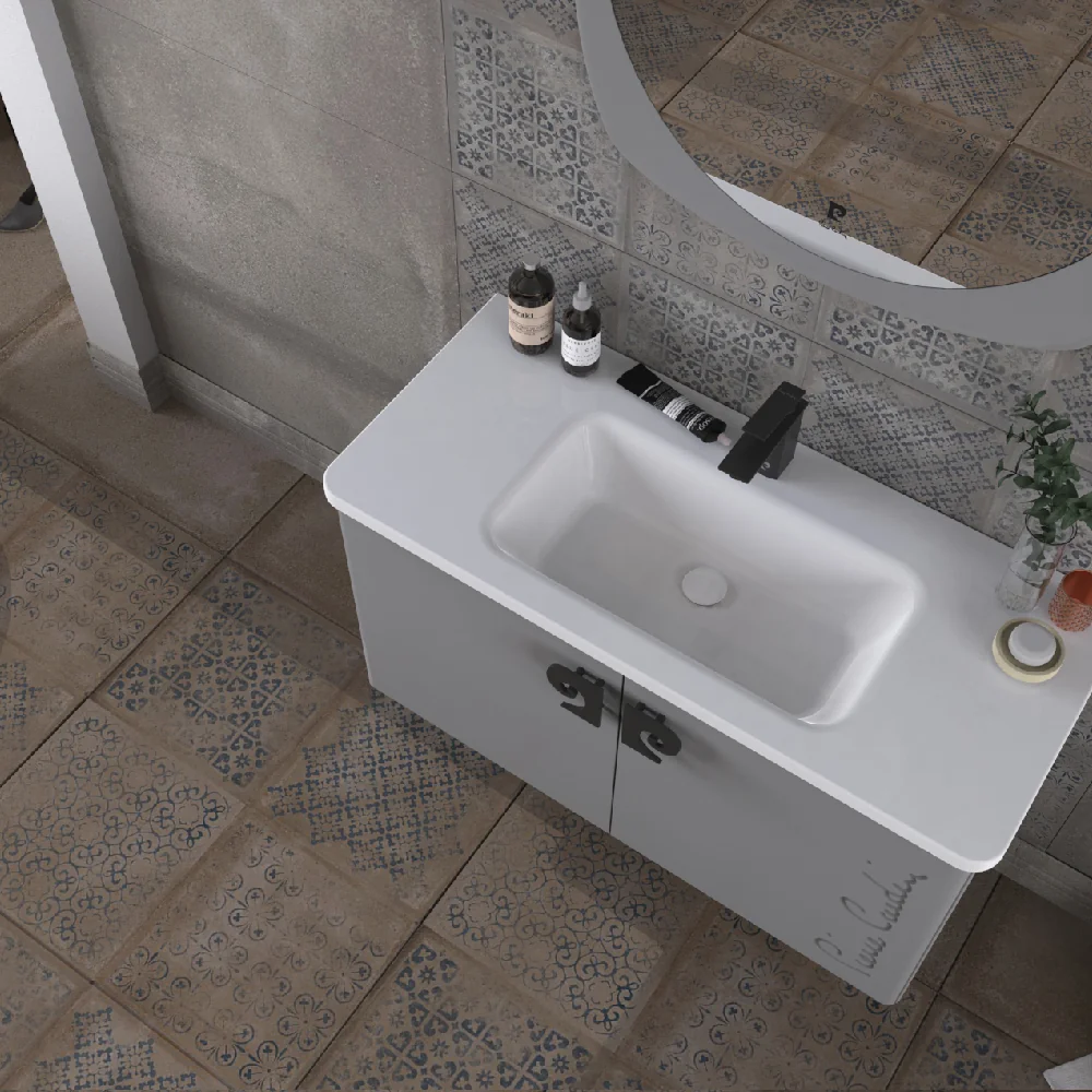 Set Mobilier Baie Pierre Cardin Star Suspendat 3 Piese 105 Cm Anthracite