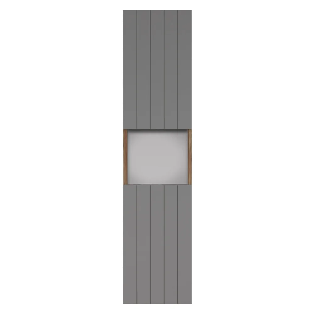 Dulap Baie Suspendat Nevada Anthracite 35x150 cm