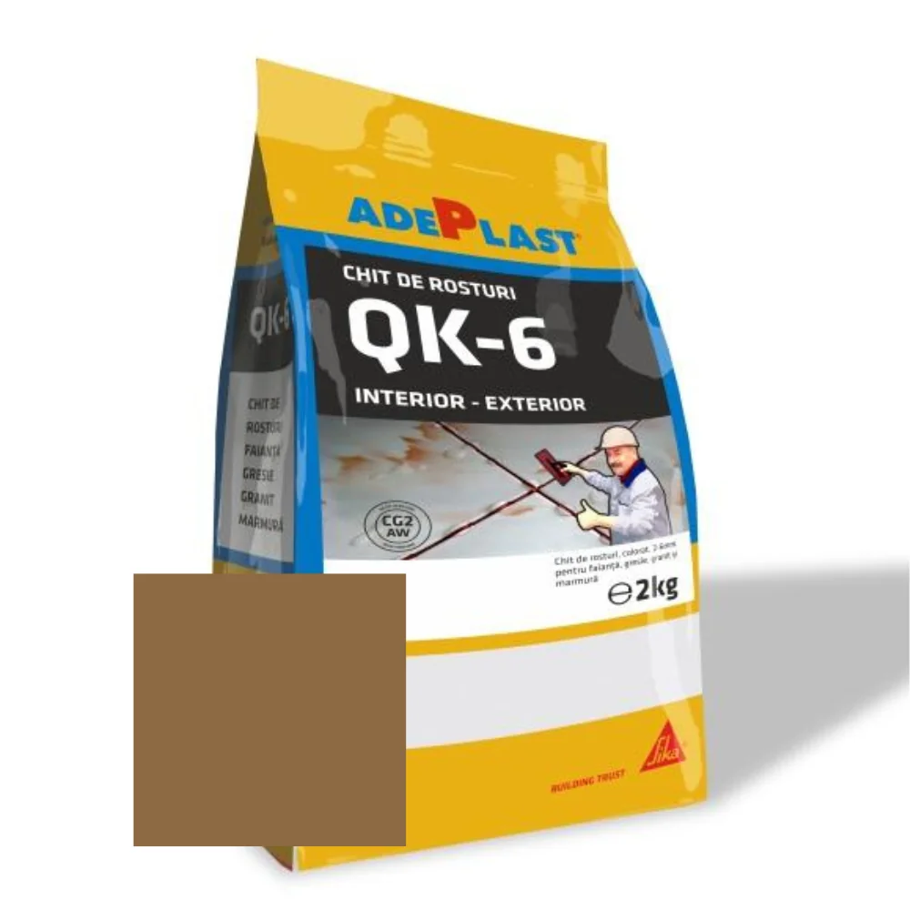 Chit de rosturi gresie si faianta Adeplast Quartz maro deschis 5 kg