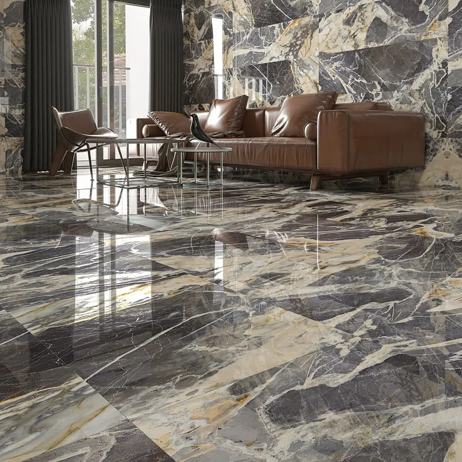 Faianta Rectificata Rock Dark Natura 40 x 120