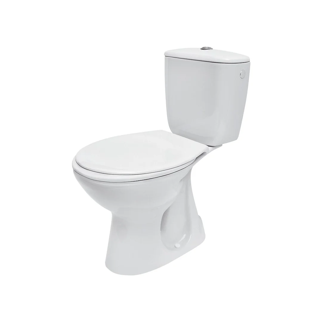 Set Vas WC Pe Pardoseală Cu Rezervor Cersanit President P020 + Mecanism Si Capac Duroplast K08-039