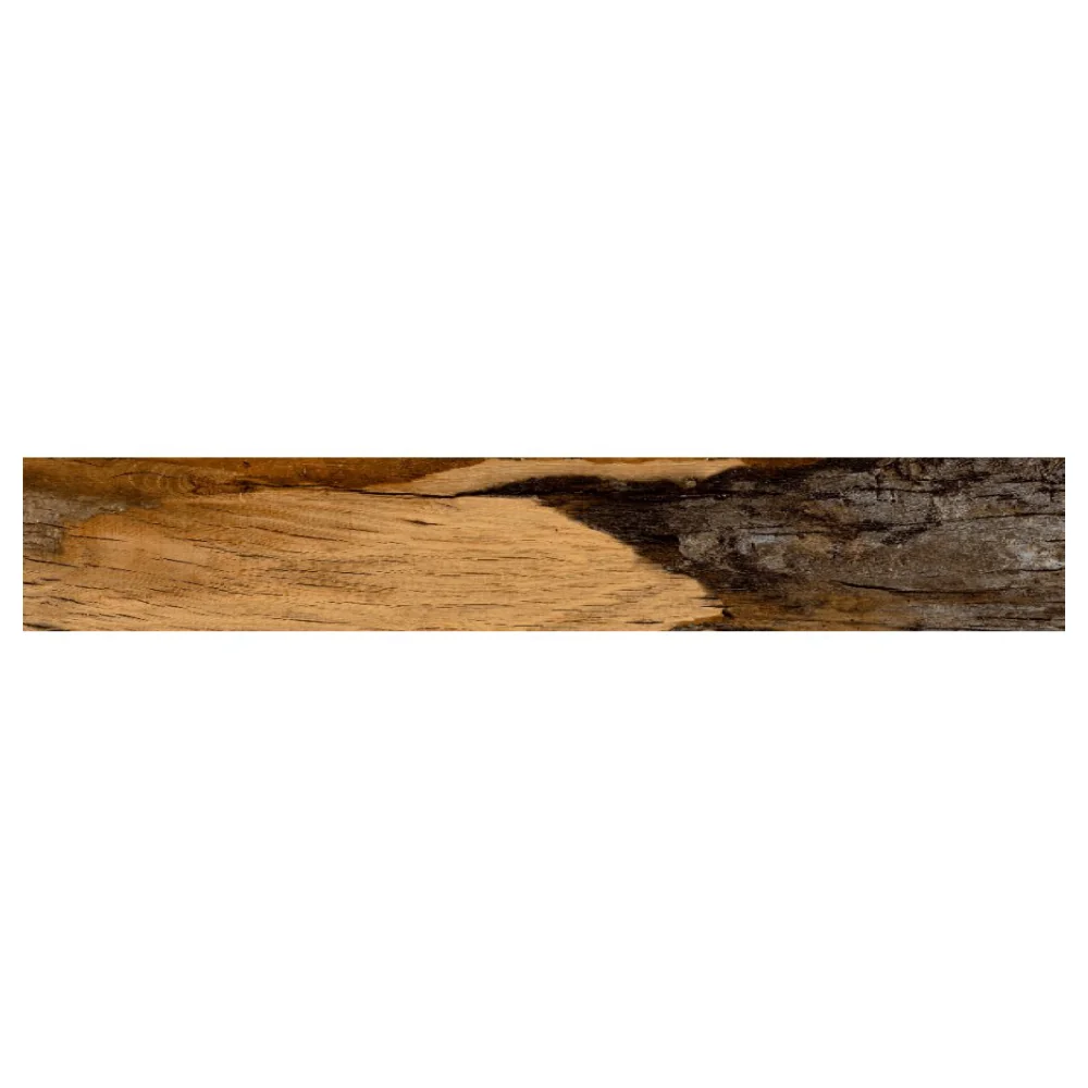 Gresie Tip Parchet Exterior / Interior Burningwood HDR 20 x 120 cm Mată Porțelanată Rectificată Antiderapantă