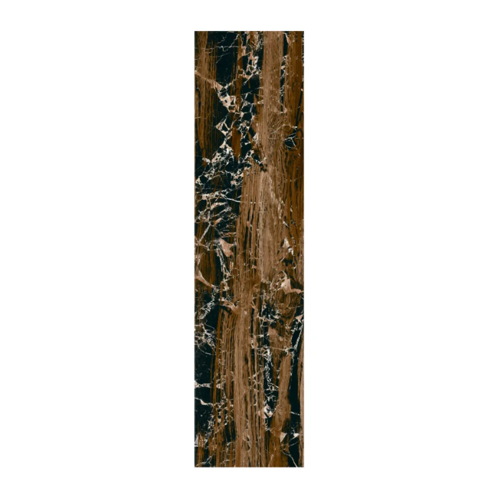 Gresie Exterior / Interior Portelanata Luxembourg 29 x 119 cm Lucioasa Rectificata Tip Marmura