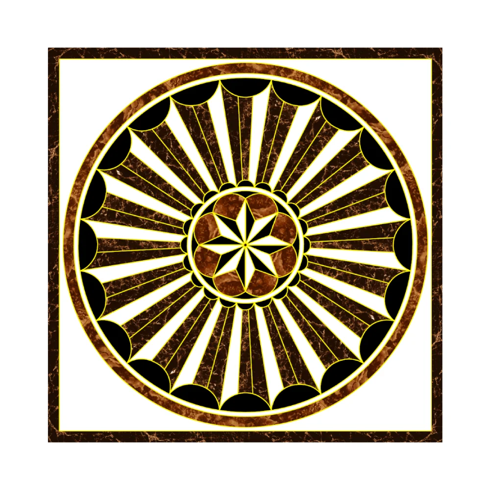 Gresie Decorativa / Covor Ceramic Baroque 7035 120X120 (4 Placi 60X60) Lucioasa