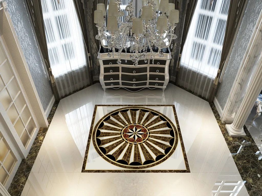 Gresie Decorativa / Covor Ceramic Baroque 7035 120X120 (4 Placi 60X60) Lucioasa