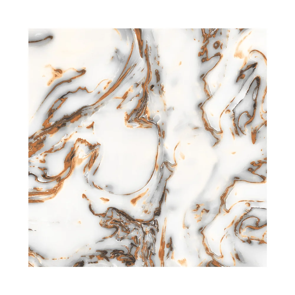 Gresie Exterior / Interior Portelanata Regali Brown 60 x 60 Cm Lucioasa Rectificata Tip Marmura