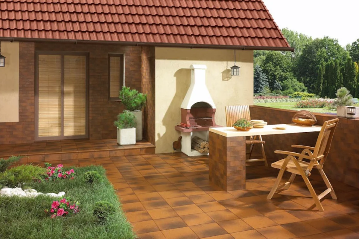 Klinker Piedestal Scara Dreapta Structural Semir Beige Portelanat 8.1 x 30