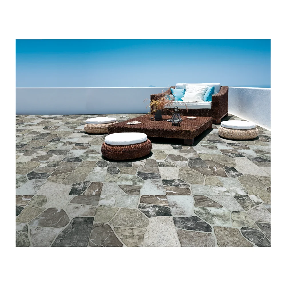 Gresie Interior Malaga Gris 45 x 45 cm Mata Tip Piatra