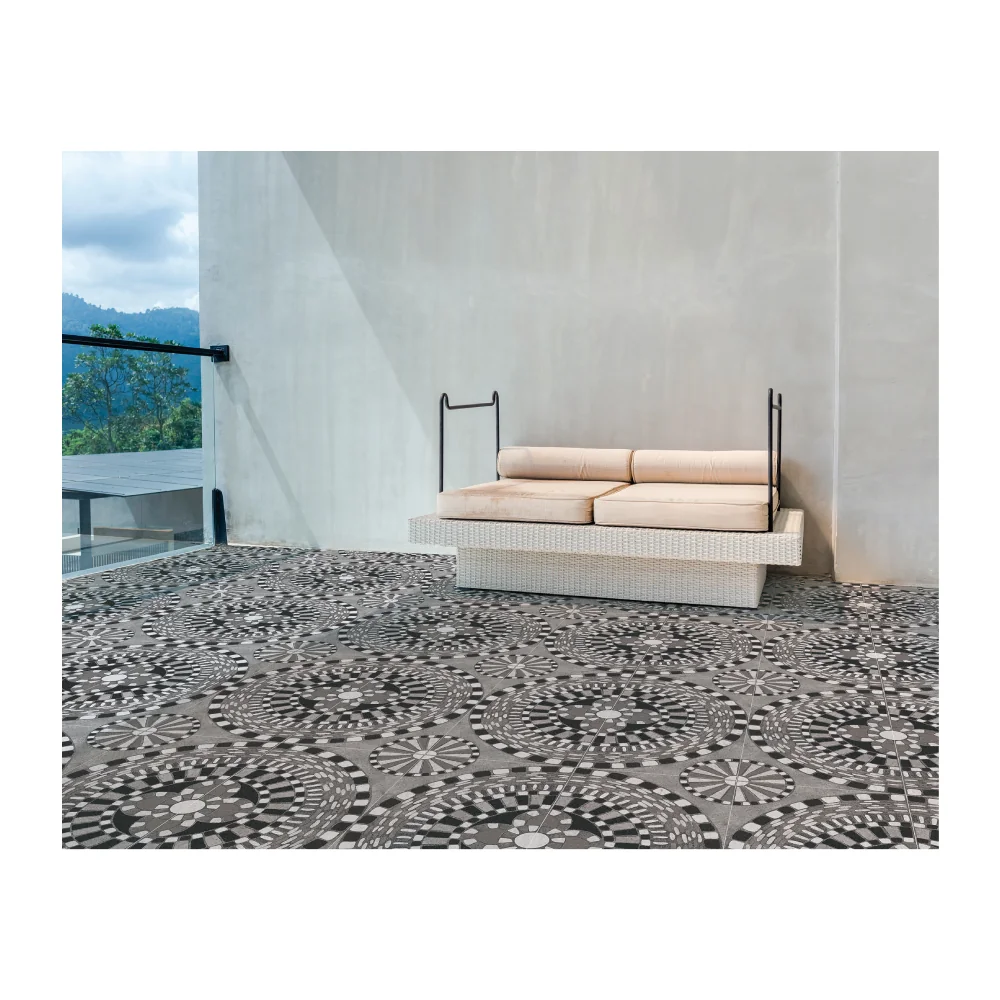 Gresie Interior Damasco Gris 45 x 45 Cm Mata Tip Piatra