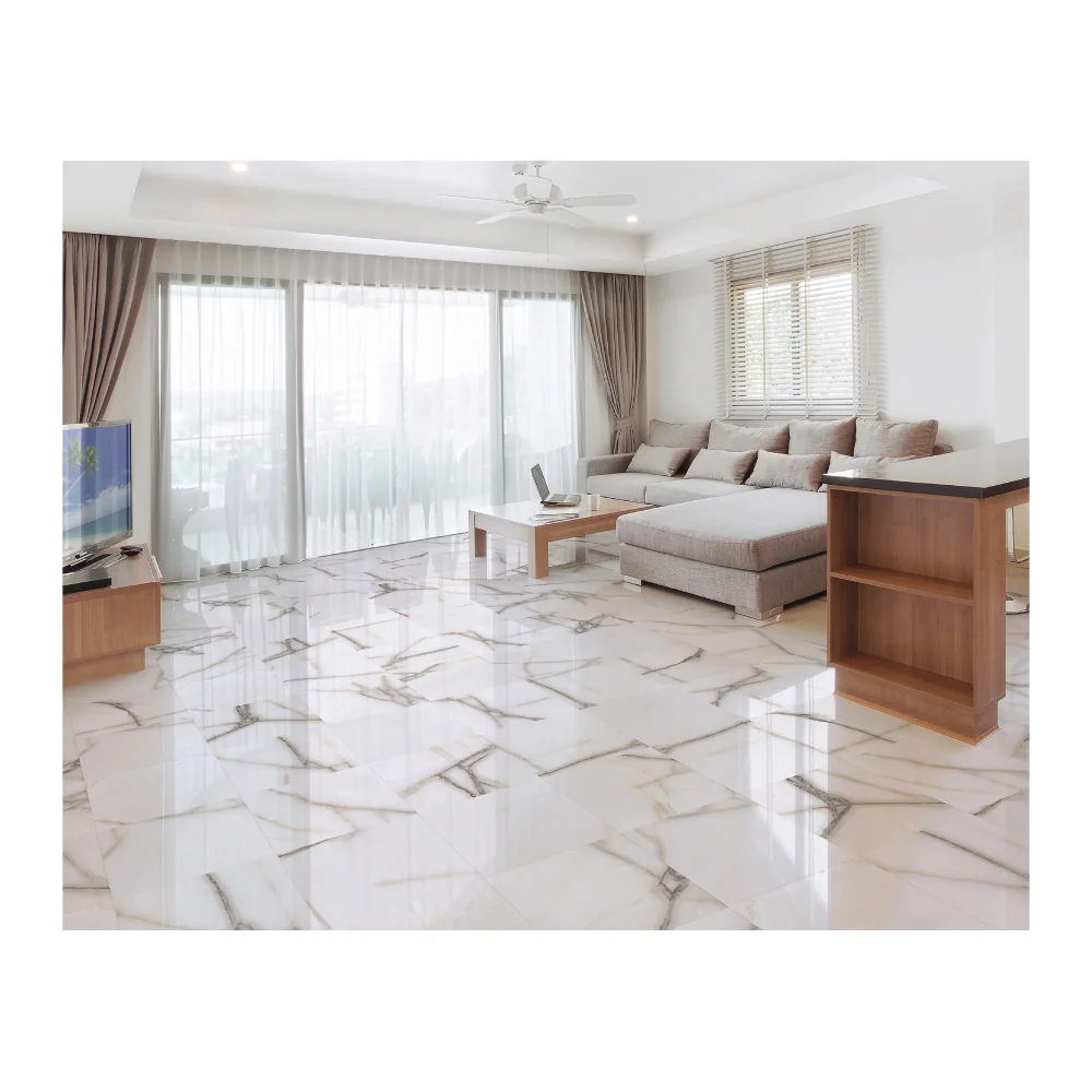 Gresie Interior Gunila 45 x 45 cm Lucioasă Tip Marmură