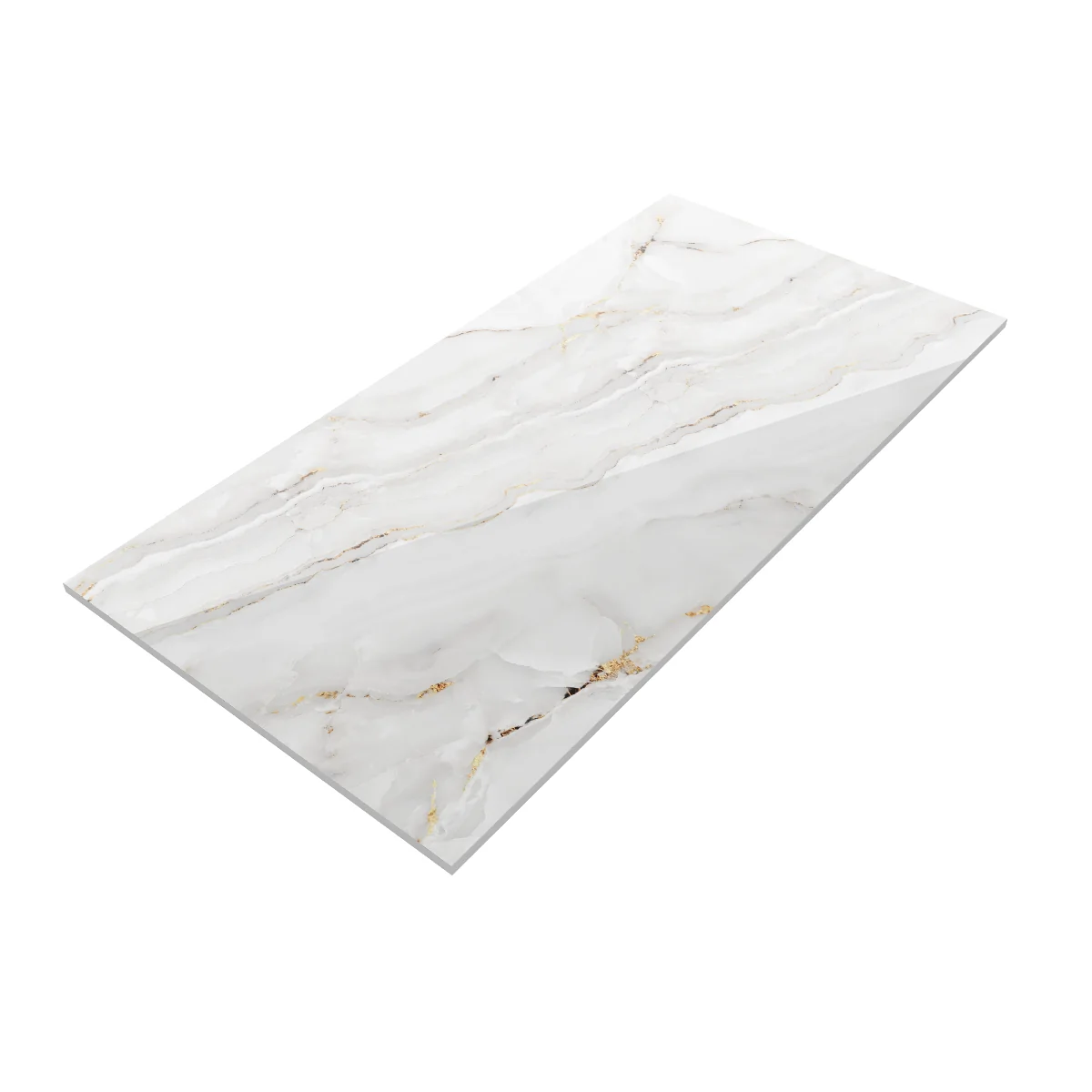 Gresie Exterior / Interior Portelanata Honey Decor Bookmatch B 60 x 120 cm Lucioasa Rectificata Tip Marmura