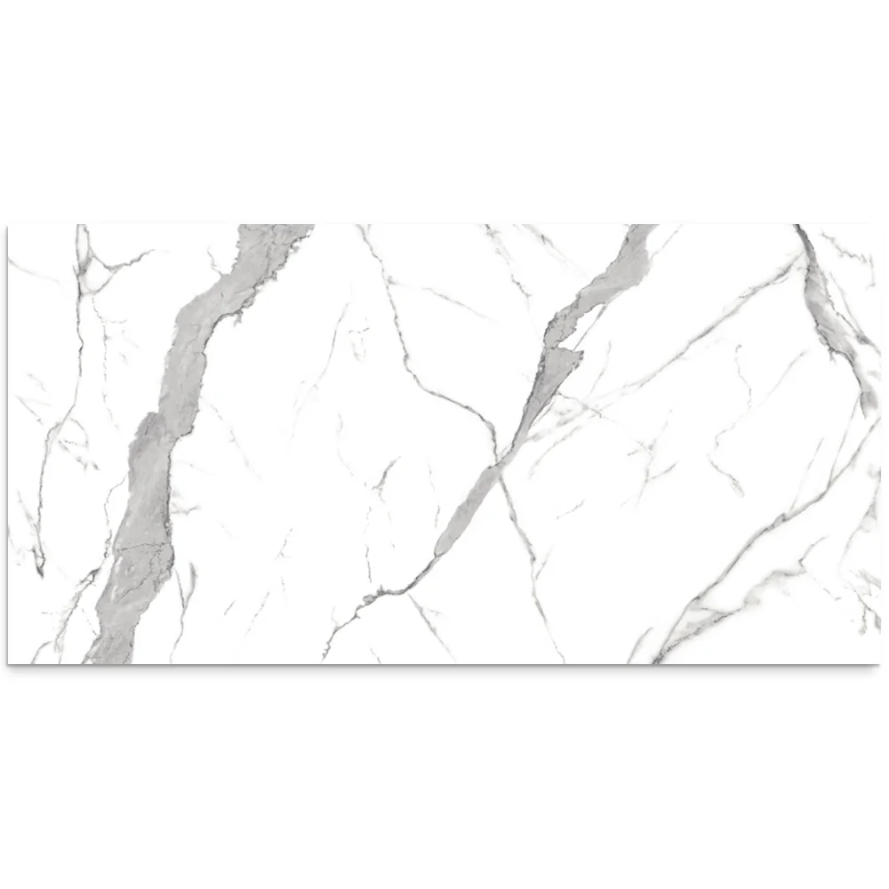 Gresie Exterior / Interior Portelanata Calacatta Elite Bookmatch B 120 x 240 cm Mata Rectificata Tip Marmura