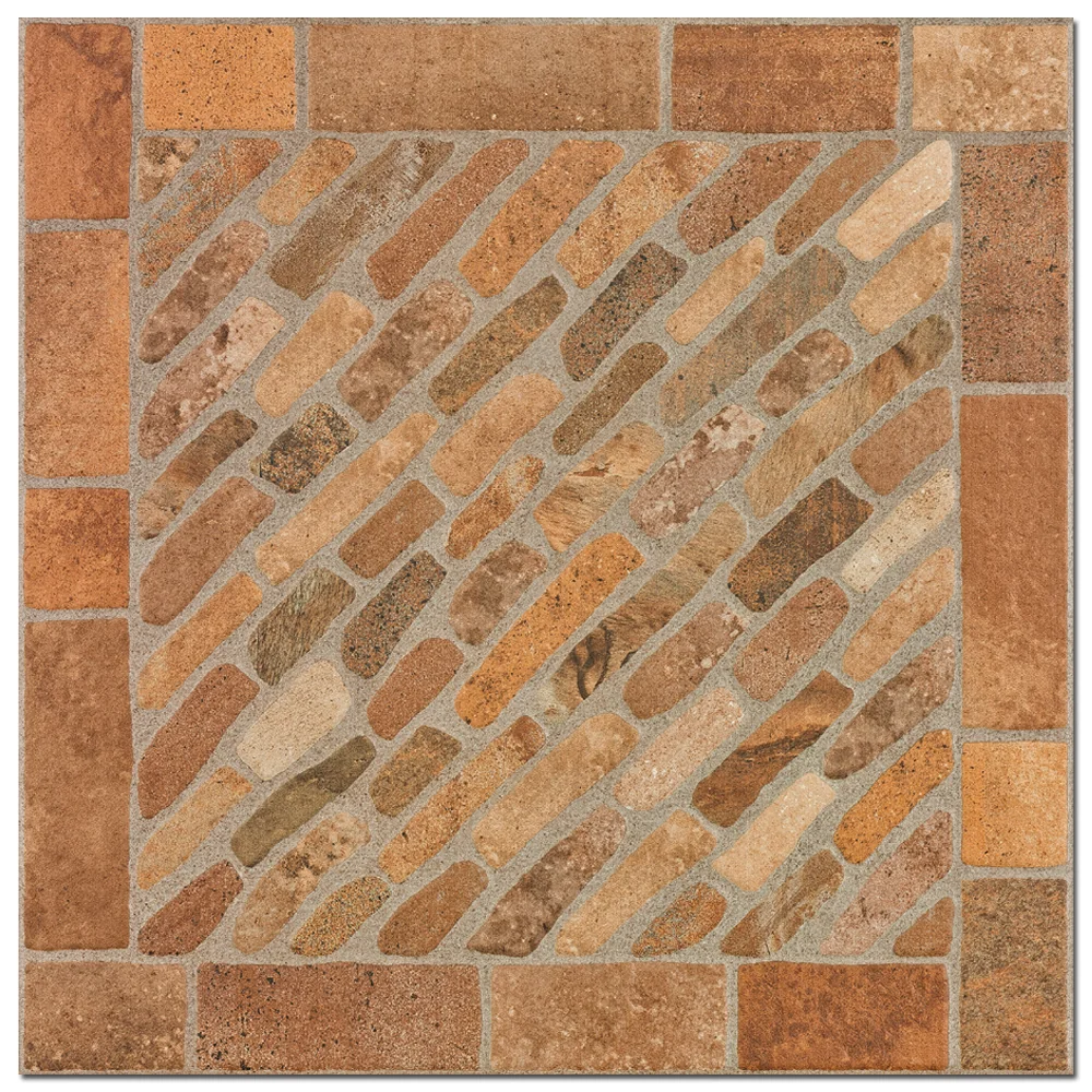 Gresie Interior Utiel Cotto 45 x 45 Cm Mată Tip Piatră