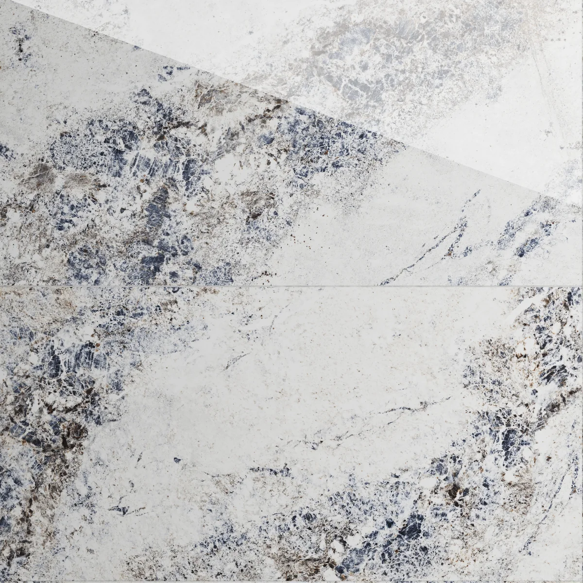 Gresie Exterior / Interior Porțelanată MJ White 60 x 120 cm Lucioasă Rectificată Tip Piatră Naturală