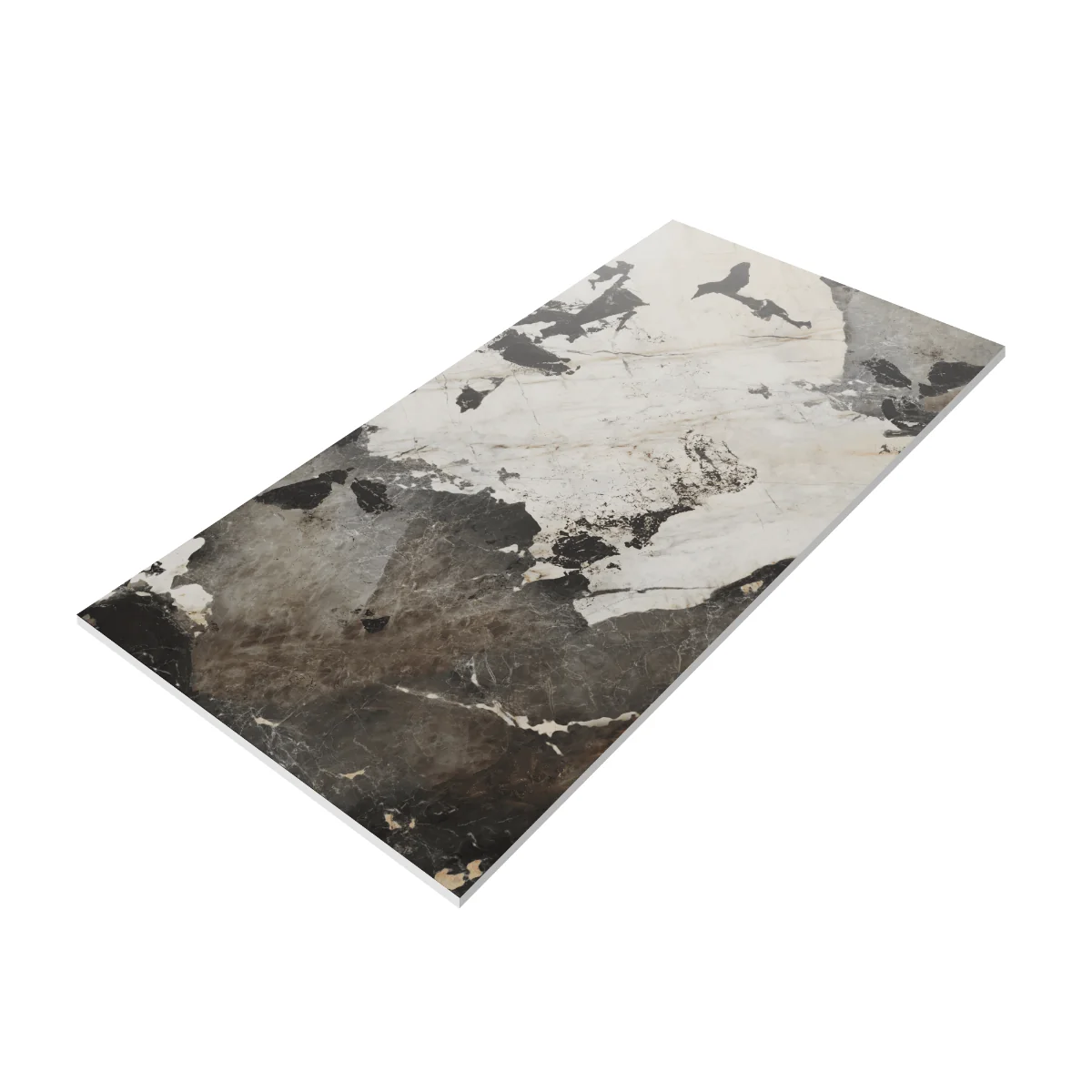 Gresie Porțelanată Exterior/Interior Aspen Natural 60 x 120 cm Lucioasă Rectificată Tip Marmură