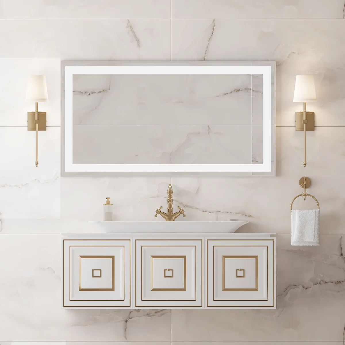 Gresie Exterior / Interior Portelanata Anti Sky 60 x 120 Cm Lucioasa Rectificata Tip Marmura