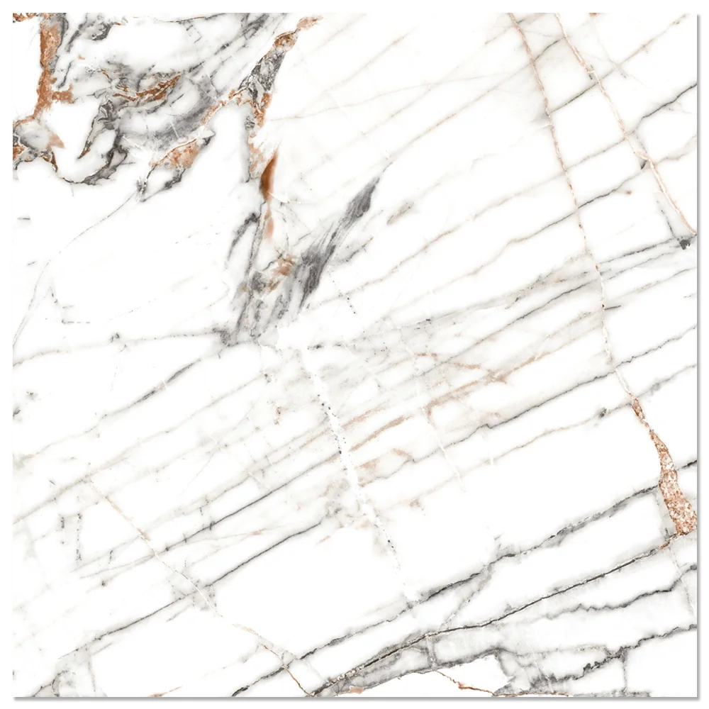 Gresie Exterior / Interior Porțelanată Anabel 60.5 x 60.5 cm Lucioasă Tip Marmură