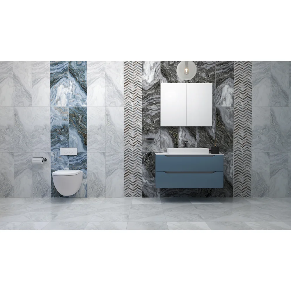 Faianta Rectificata Azul Anthracite 30 x 75 Lucioasa