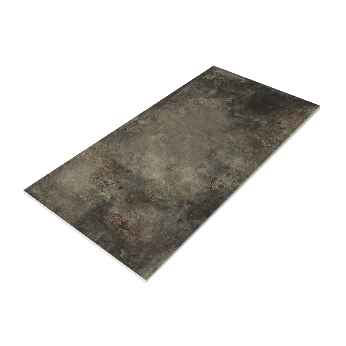 Gresie Exterior / Interior Portelanata Underground Brown 60 x 120 cm Mata Rectificata Aspect Ciment