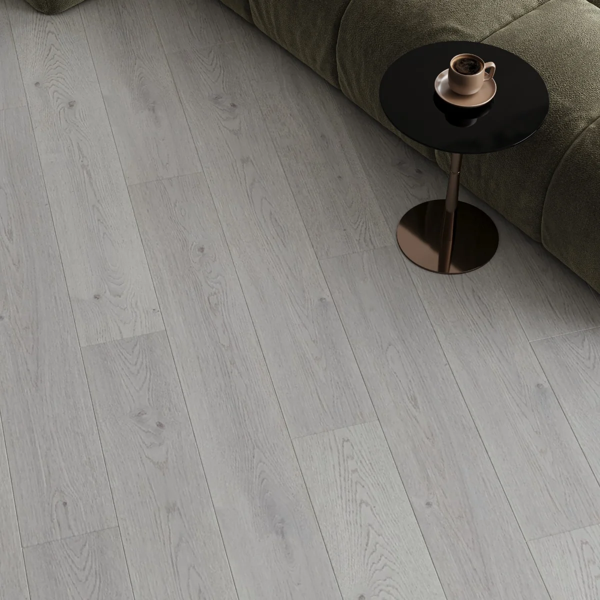 Parchet Laminat Grand Istranca Oak 12mm Clasa 33 AC5 Gri Deschis
