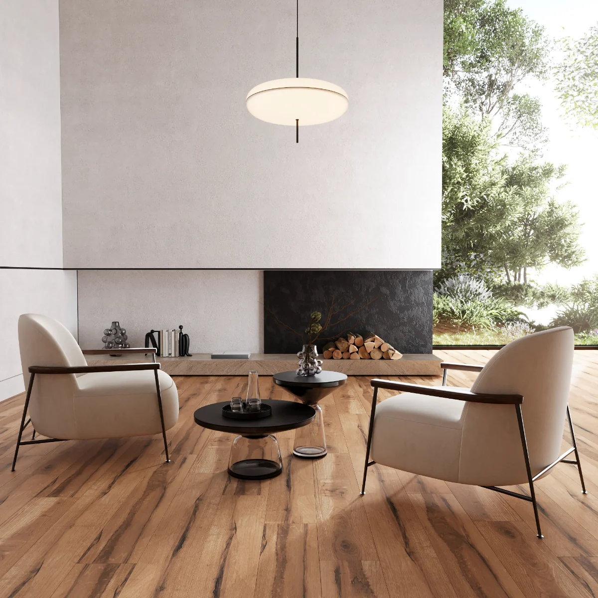 Gresie Tip Parchet Exterior / Interior Ostand Pecan 20 x 120 cm Mata Portelanata Rectificata