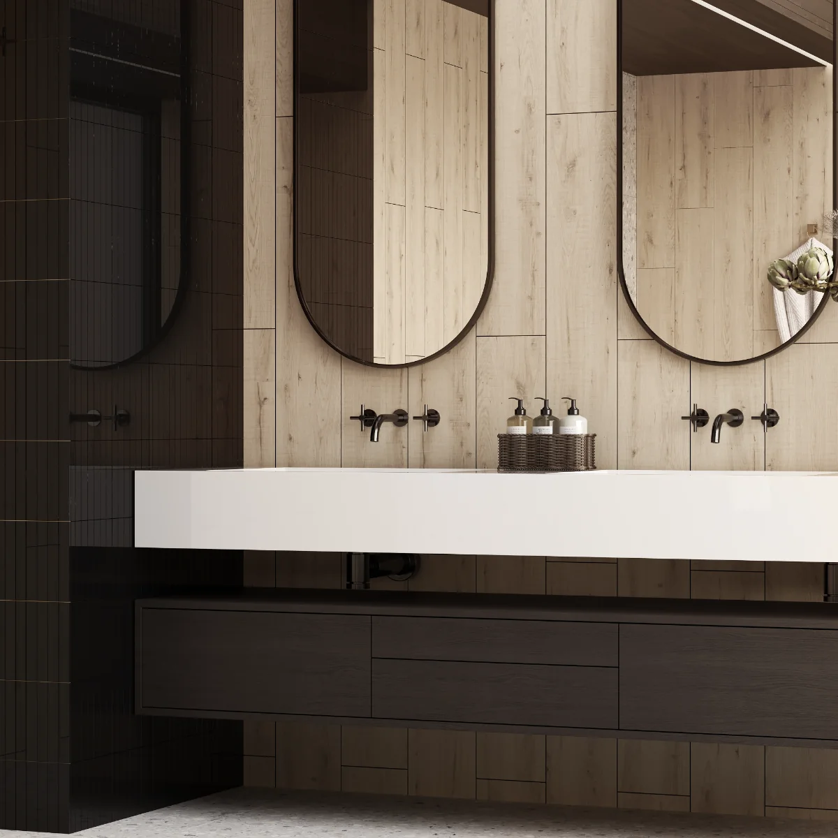 Gresie Tip Parchet Exterior / Interior Essen Crema 20 x 120 cm Mata Portelanata Rectificata