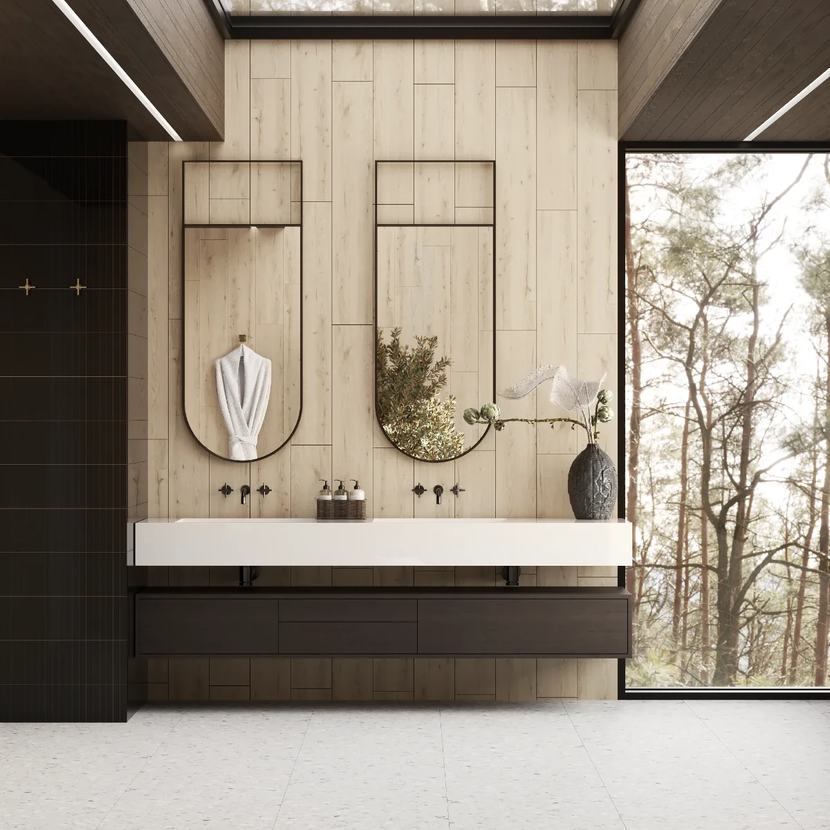 Gresie Tip Parchet Exterior / Interior Essen Crema 20 x 120 cm Mata Portelanata Rectificata