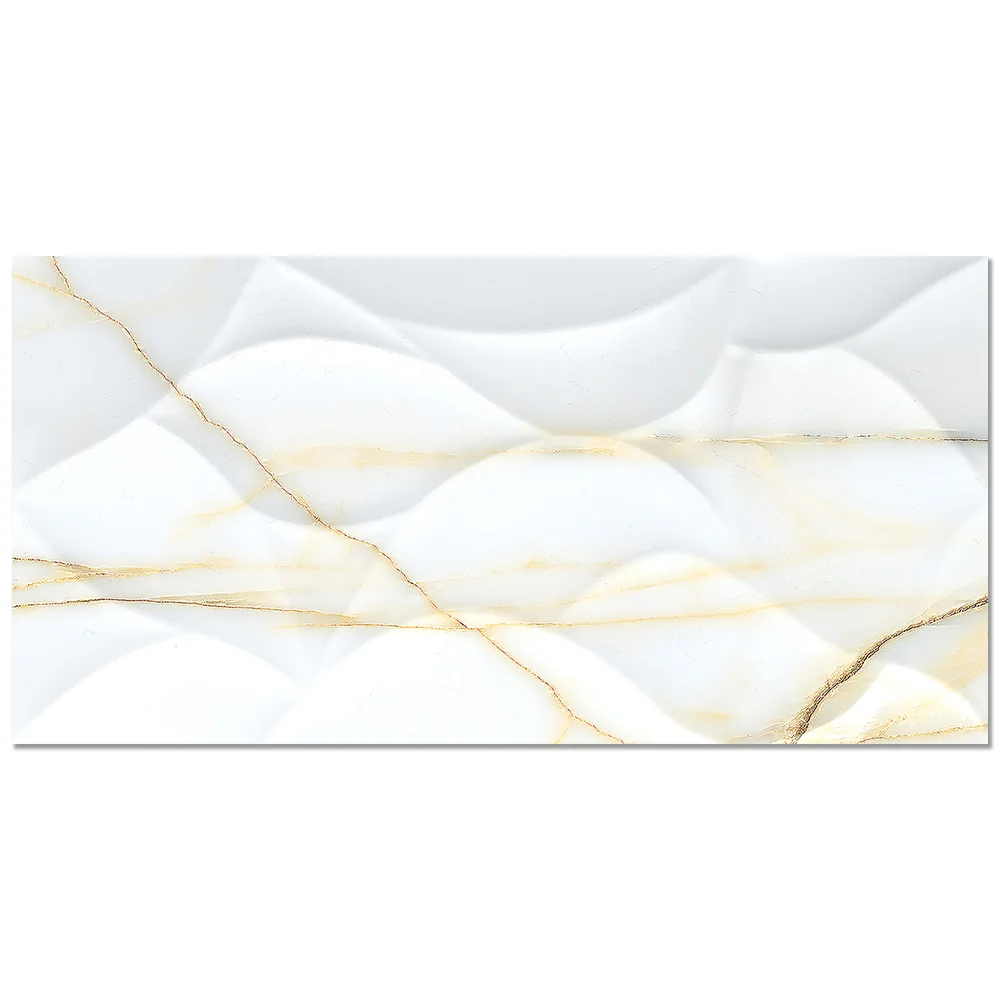 Faianta Oropesa White Relief 30 x 60 Lucioasă