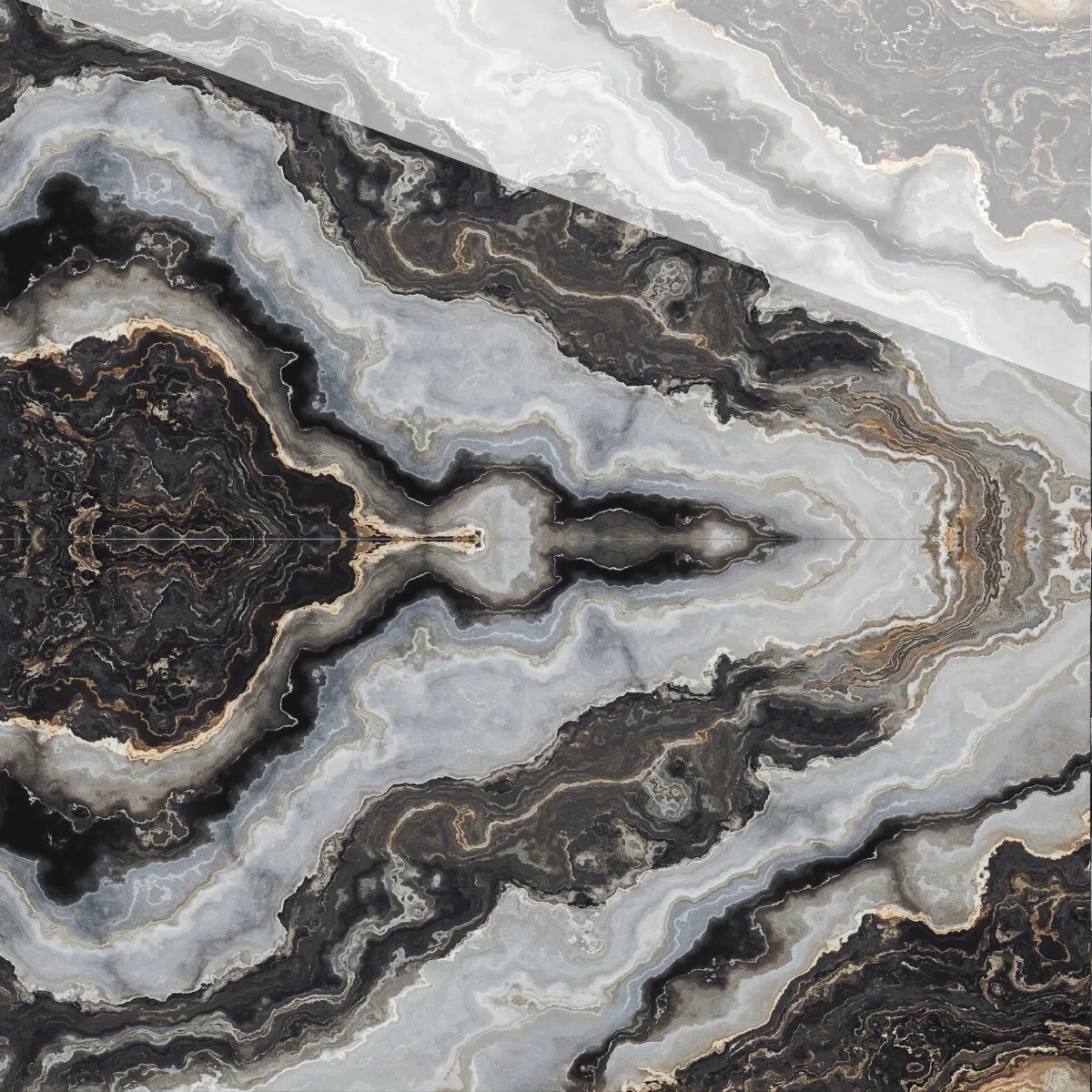 Gresie Exterior / Interior Portelanata Aquafine Bookmatch A 60 x 120 Cm Lucioasa Rectificata Tip Marmura