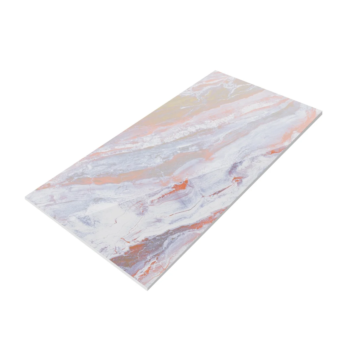 Gresie Portelanata Rectificata Dike Crimson 60X120 Lucioasa