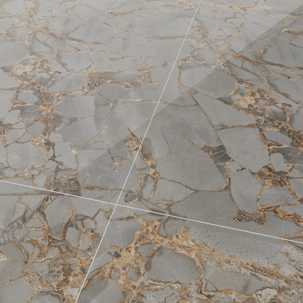 Gresie Exterior / Interior Portelanata Victoria 60 x 120 cm Lucioasa Rectificata Tip Marmura