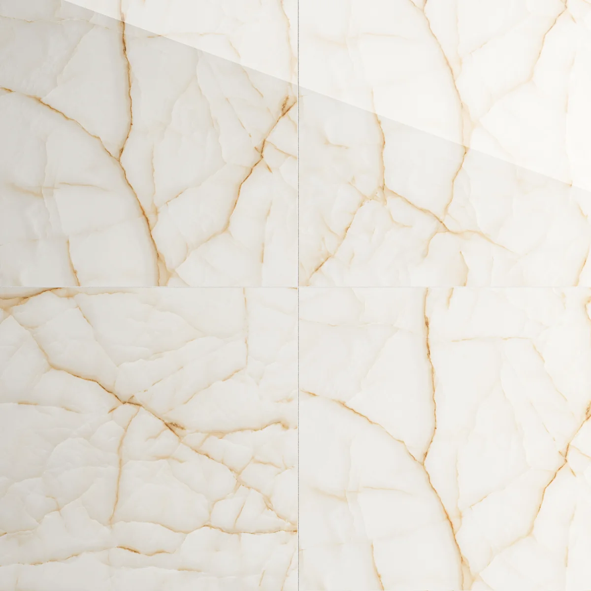 Gresie Exterior / Interior Portelanata Vento Beige 60 x 60 Cm Lucioasa Rectificata Tip Marmura