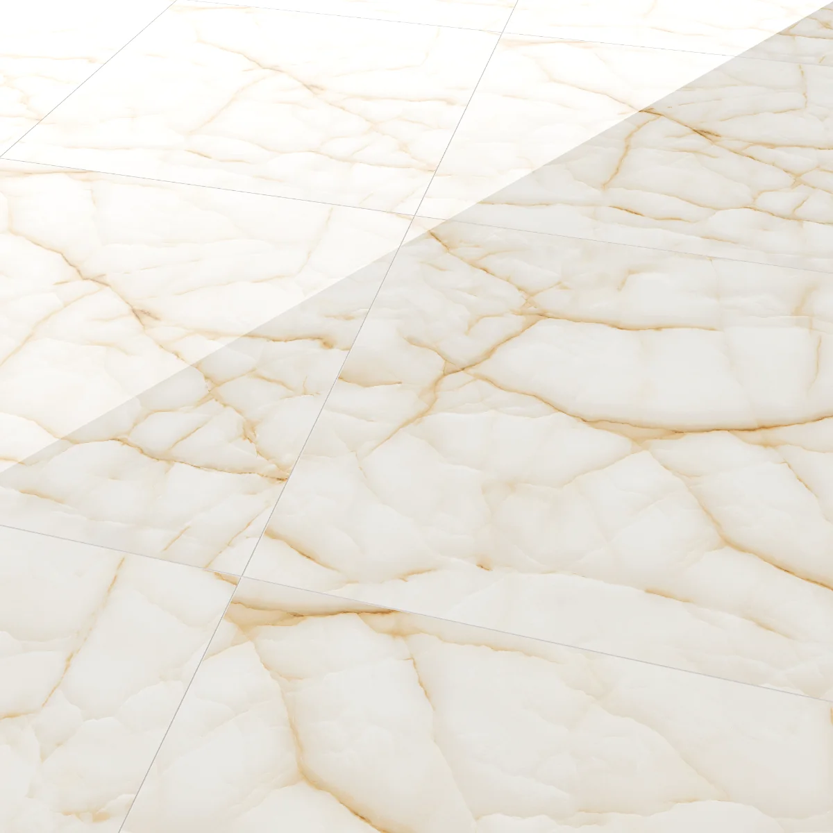 Gresie Exterior / Interior Portelanata Vento Beige 60 x 60 Cm Lucioasa Rectificata Tip Marmura