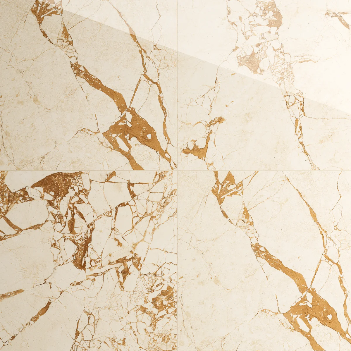 Gresie Exterior / Interior Porțelanată Sicilia 60 x 60 cm Lucioasă Rectificată Tip Marmură