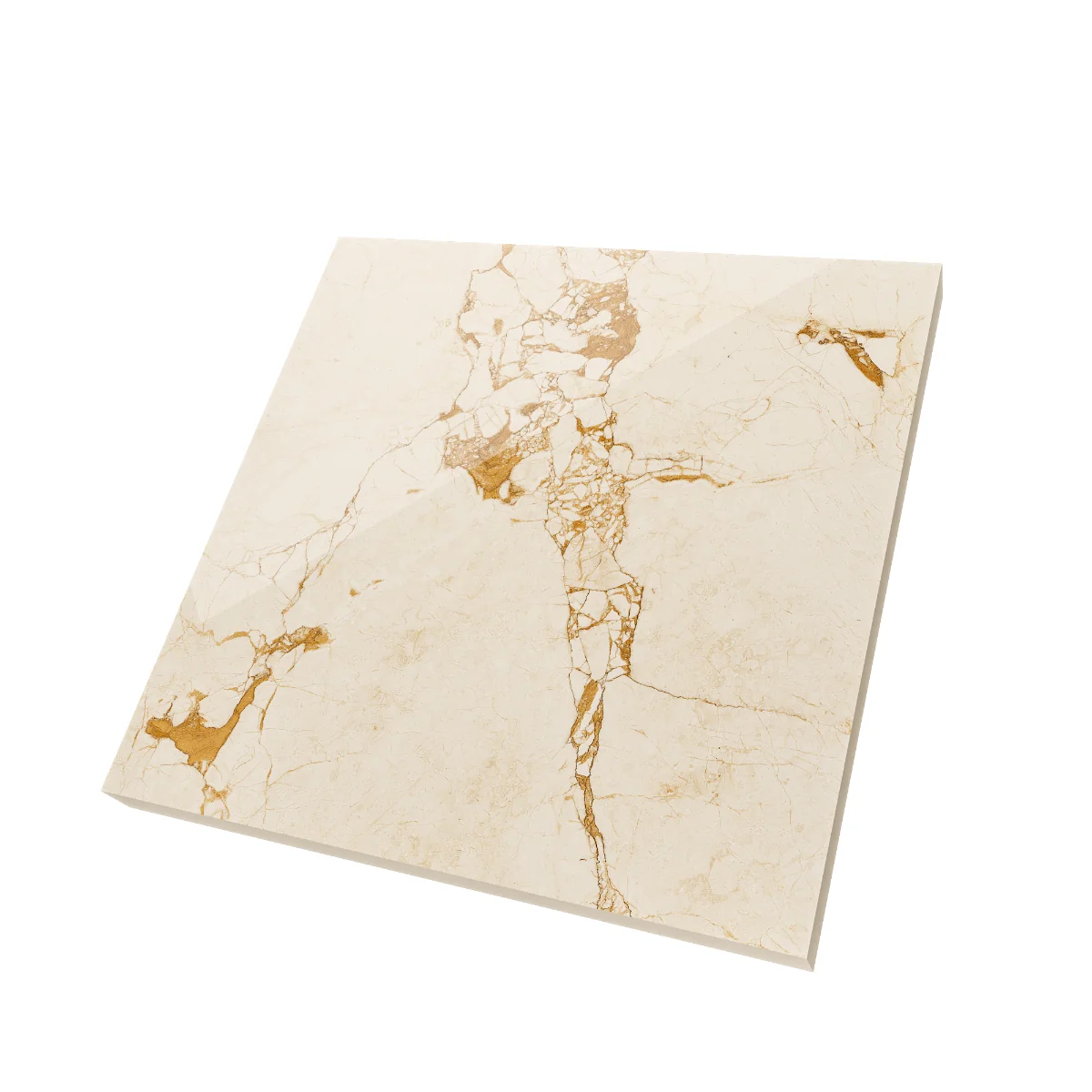 Gresie Exterior / Interior Porțelanată Sicilia 60 x 60 cm Lucioasă Rectificată Tip Marmură