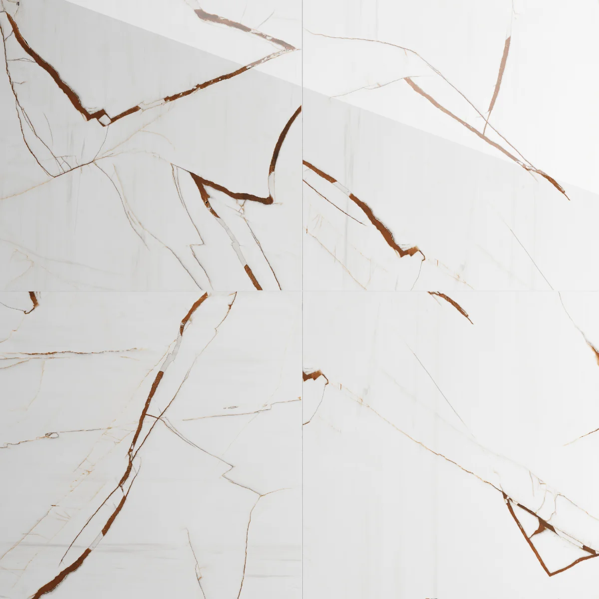 Gresie Exterior / Interior Porțelanată Spider Fanta 60 x 60 cm Lucioasă Rectificată Tip Marmură