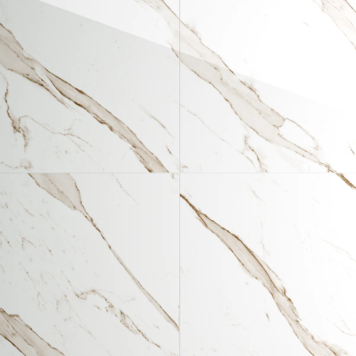 Gresie Exterior / Interior Porțelanată Royal Statuario Grey 60 x 60 cm Lucioasă Rectificată Tip Marmură