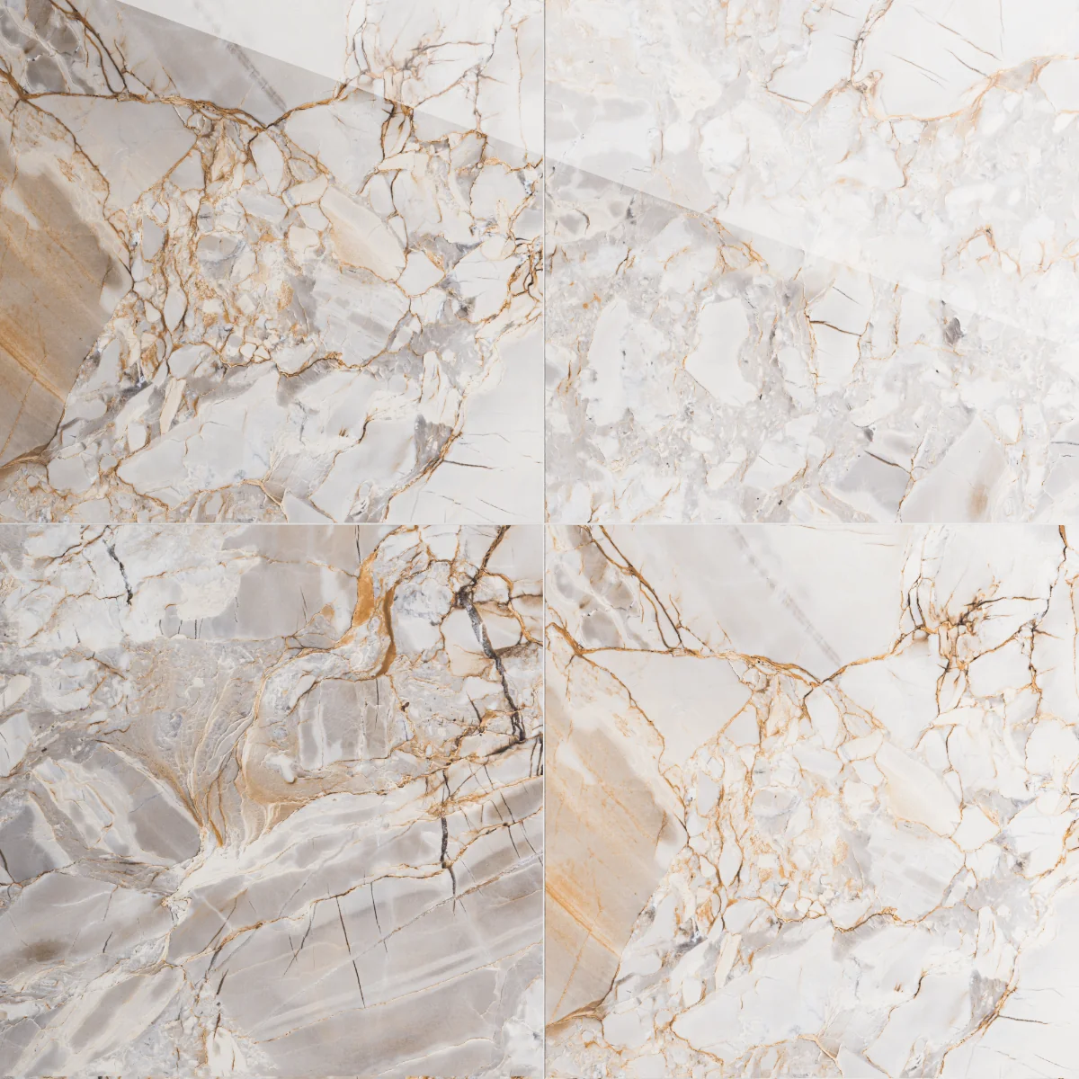 Gresie Exterior / Interior Portelanata Fasco Natural 60 x 60 cm Lucioasa Rectificata Tip Marmura