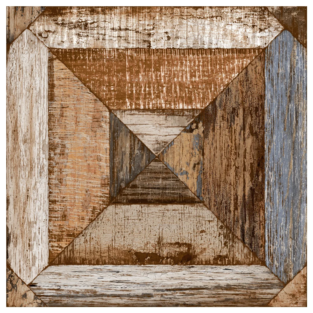 Gresie Tip Parchet Exterior / Interior Rustic Wood 45 x 45 cm Mata Portelanata